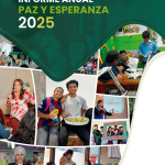 portada informe 2025, lleno de fotos del trabajo de PyE